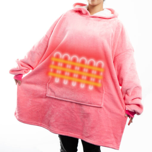 Portable Heated Plush Flannel Blanket - Image 6