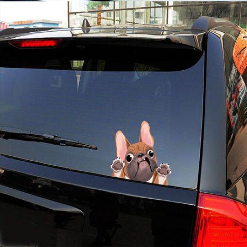 Cute Cartoon Bulldog Car Sticker - Image 7