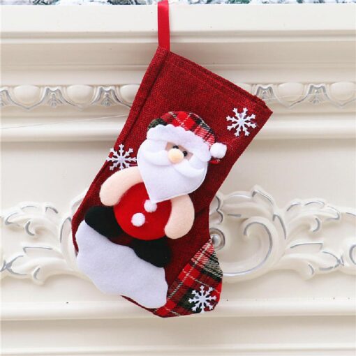 5 Styles 4pcs Christmas Stockings - Image 3