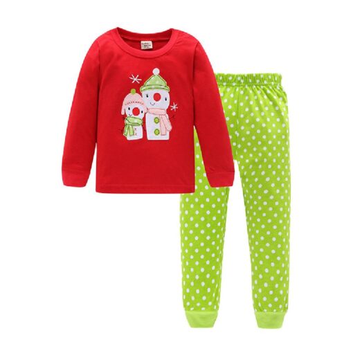 Kid Casual Christmas Pajama Set - Image 2