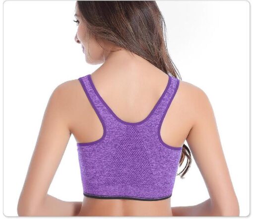 Women's Fitness Front Closure Push Up Bra - Image 8