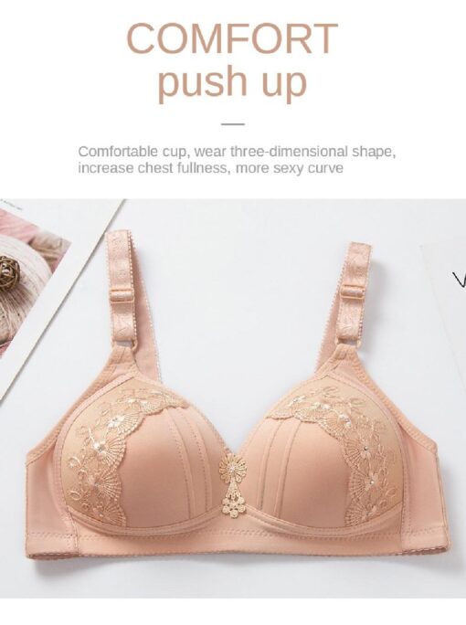 Wireless Thin Soft Gather Bra - Image 2