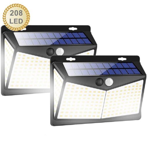 One, Two or Four 208 LEDs Solar Security Light - Image 3