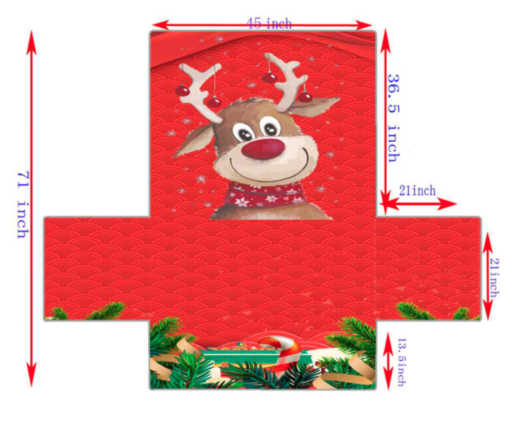 3D Digital Printed Christmas Sofa Cover - Image 13