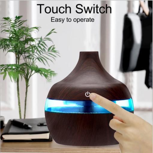 USB Electric Ultrasonic Aroma Humidifier With Optional Essential Oil Set - Image 5