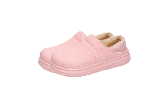 Non-Slip Rubber Slippers with Short Fleece - Image 5