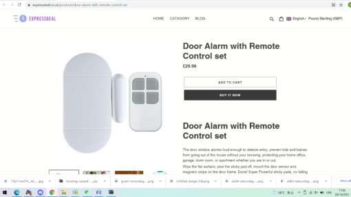 Security Alarm with Remote Control set - Image 6