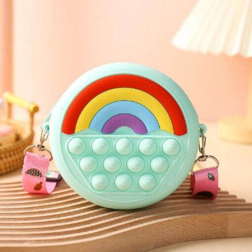 Rainbow Fidget Push Pop Bubble Shoulder Bag - Image 19