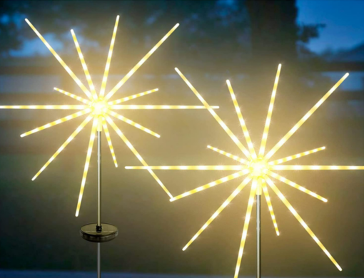 LED Solar Meteor Firework Light - Image 2