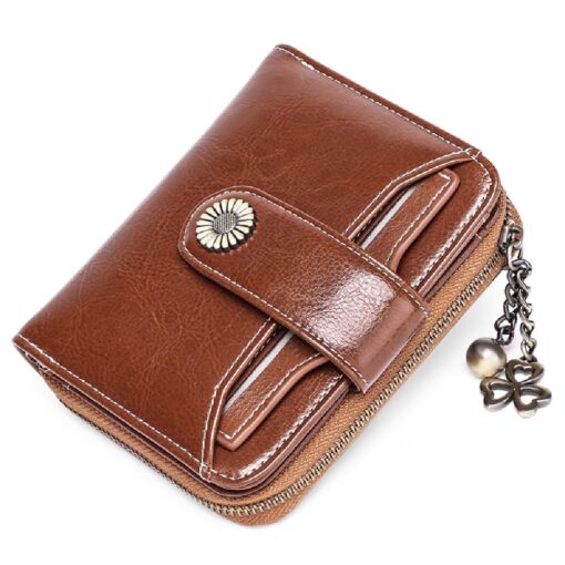 PU Leather RFID Small Compact Wallet - Image 5