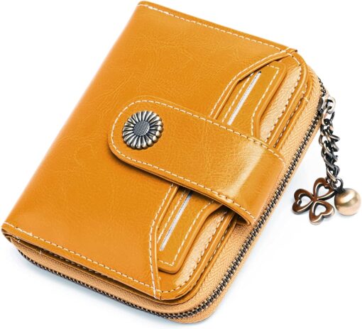 PU Leather RFID Small Compact Wallet - Image 6