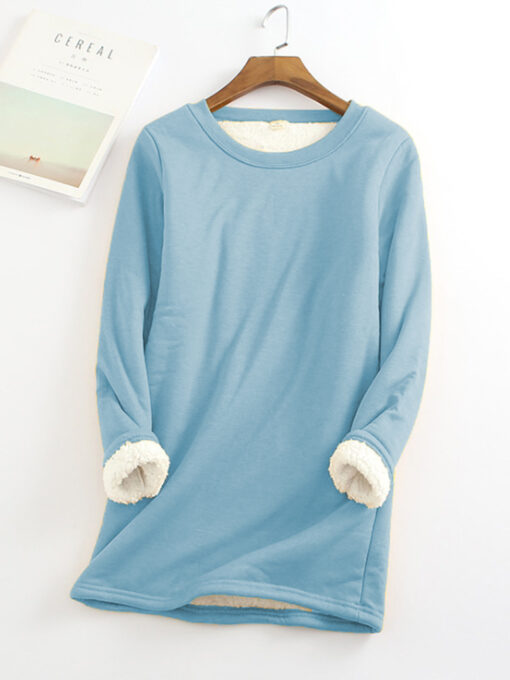 Long Sleeve Slim-Fit Warm Top Sweater - Image 3