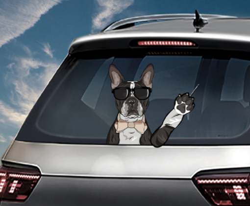 Removable Pets Car Rear Windshield Sticker - Image 15