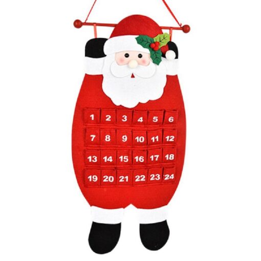 Christmas Advent Hanging Calendar with 24 Pockets - Image 8