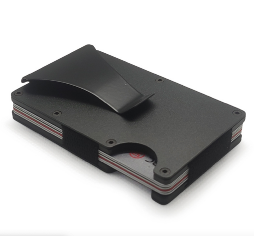 RFID Credit Card Holder with money clip - Image 6