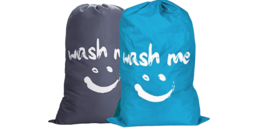 One, Two or Four Extra Large Wash me Smile Fabric Bag