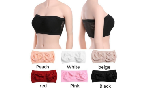 One or Three Fashion Ladies Strapless High Elasticity Breathable Tube Top - Image 6