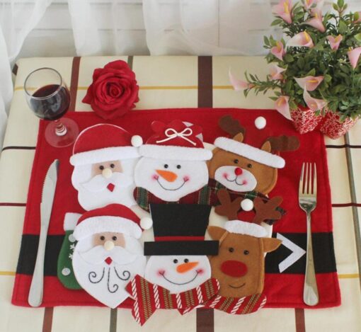 Christmas Cutlery Bag Se - Image 5