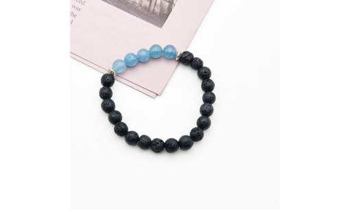 Chakra Meditating Lava Stone Bracelet - Image 8