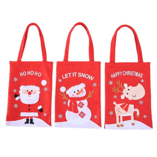 One or Three Christmas Non Woven Grocery Gift Bag - Image 6