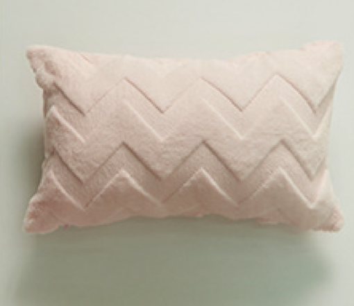 Elegant Wave Pattern Plush Pillow Cushion - Image 14