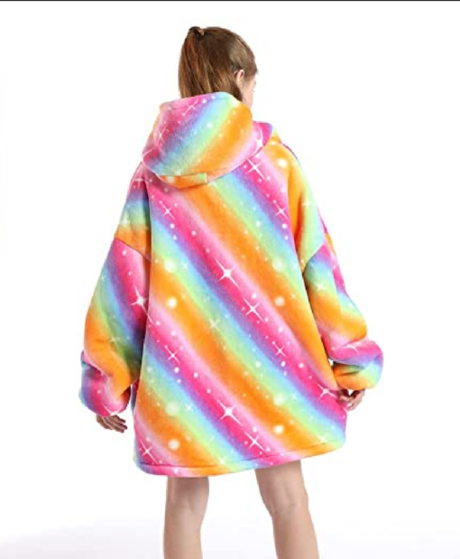 Kids Oversized Fluffy Hoodie Blanket - Image 14