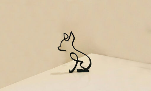 Wrought Iron Dog Art Decorations - Image 3