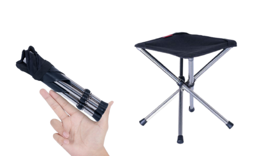 Portable Telescopic Folding Stool with Carrying Bag