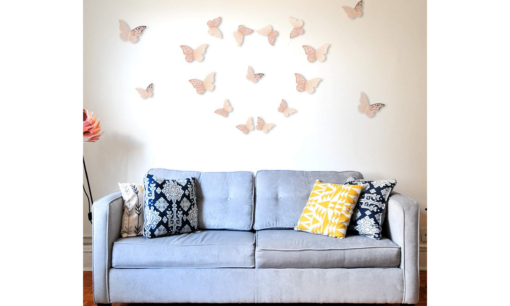 12 or 36 Pcs Metallic Art Butterfly Wall Sticker - Image 2