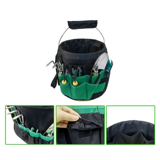 10 or 42  Pockets Tool Organizer Bucket Bag - Image 18