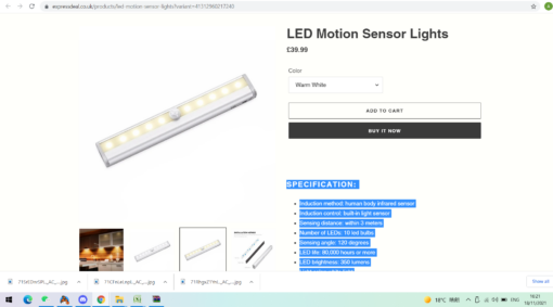 LED Motion Sensor Lights - Image 4