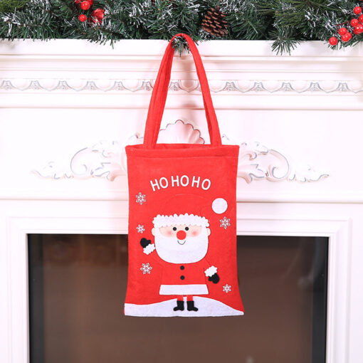 One or Three Christmas Non Woven Grocery Gift Bag - Image 3