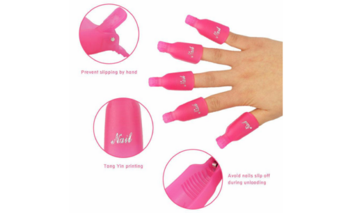 10pcs Plastic Nail Polish Remover Clips - Image 7