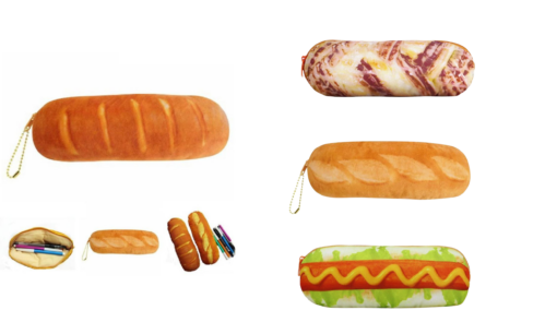 Funny Bread Stationery Pencil Bag