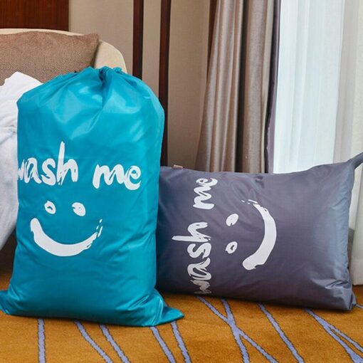 One, Two or Four Extra Large Wash me Smile Fabric Bag - Image 7