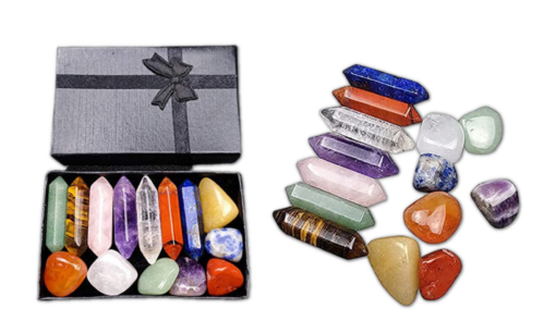 7- or 14- Pieces Crystals Kit- Chakra Crystals and Gemstones Set - Image 5