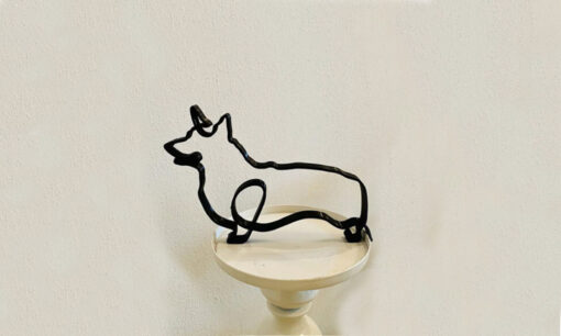 Wrought Iron Dog Art Decorations - Image 9