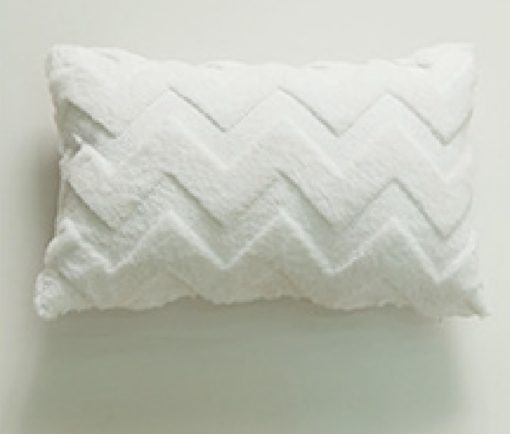 Elegant Wave Pattern Plush Pillow Cushion - Image 10