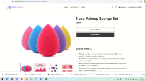 5 pcs Makeup Sponge Set - Image 7