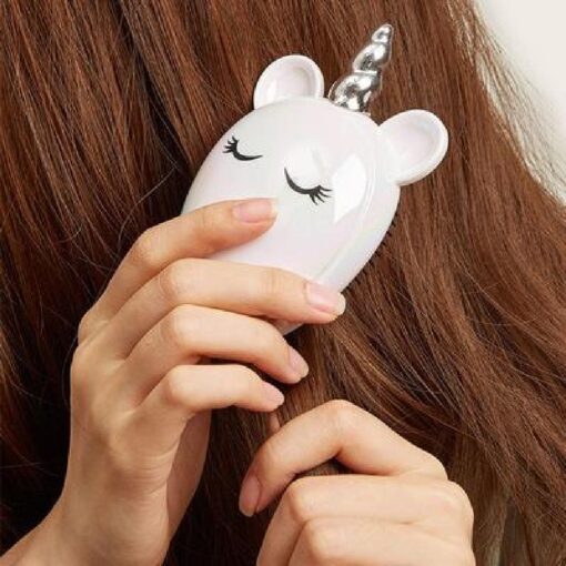 Pink or White Unicorn hair brush Comb - Image 3