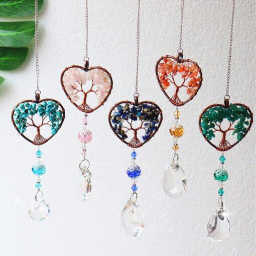 Life Pendant Heart Hanging Suncatcher - Image 7