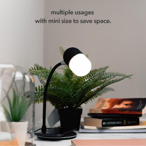 3 in 1 Desk Lamp USB Wireless Charger Bluetooth Speaker - - Image 6