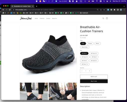 Breathable Air-Cushion Trainers - Image 4