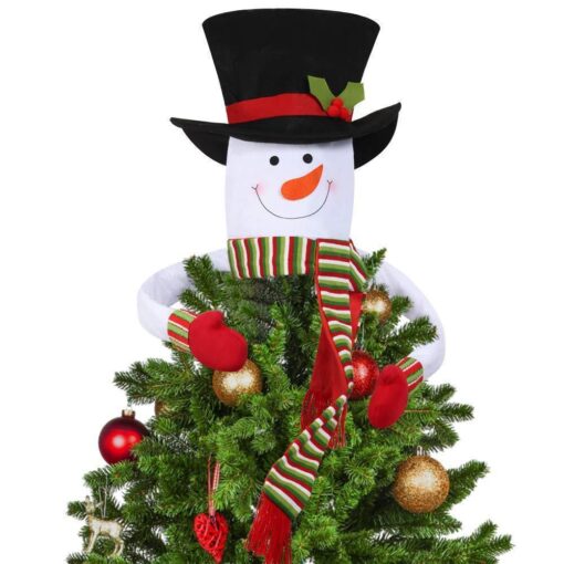 Christmas Tree Snowman Hat Topper Decoration - Image 9