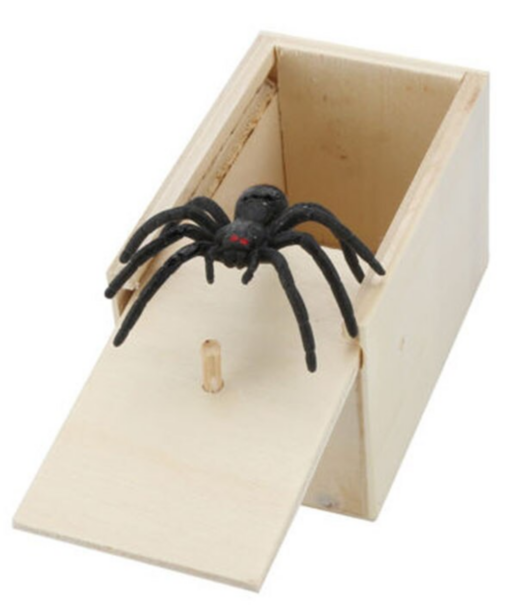 Halloween Wooden Prank Scare Box