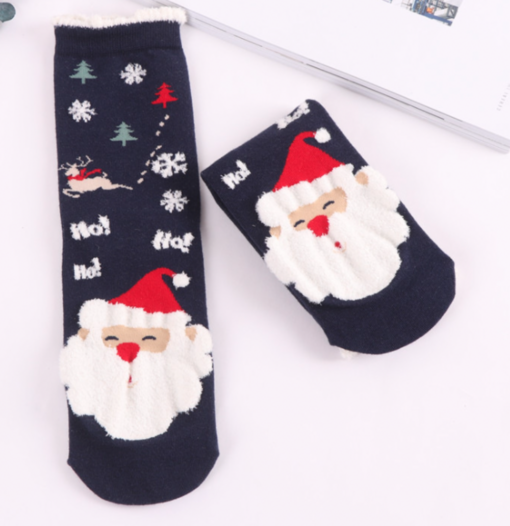 3 Pairs Christmas Cotton Socks - - Image 19