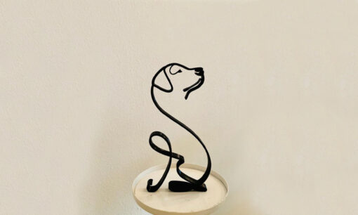 Wrought Iron Dog Art Decorations - Image 10