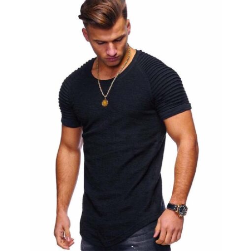 Men’s Short Sleeve Crew Neck Muscle Tee - Image 7