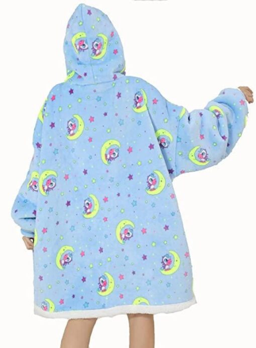 Kids Oversized Fluffy Hoodie Blanket - Image 18