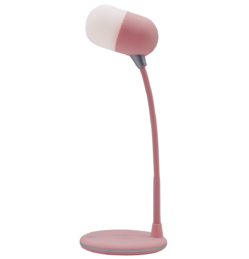 3 in 1 Desk Lamp USB Wireless Charger Bluetooth Speaker - - Image 2